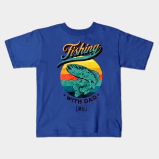 Fishing With Dad Kids T-Shirt